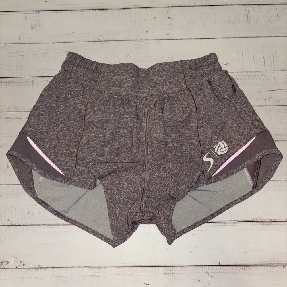 Lululemon Heather Purple Hotty Hot Shorts